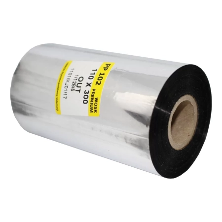 TAŚMA TTR 110MM X 300M WOSK PP-102 OUT 1``
